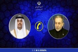 رایزنی تلفنی وزیر امور خارجه ایران و نخست‌وزیر قطر پیرامون تحولات منطقه

