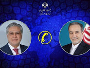 رایزنی تلفنی عراقچی و اسحاق دار درباره تنگه هرمز و توافق دفاعی سه‌جانبه