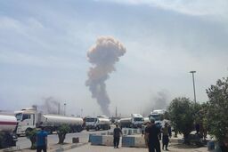خسارت سنگین انفجار در بندر شهید رجایی+ فیلم