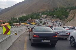 محدودیت مقطعی برای تخلیه ترافیک در محور هراز

