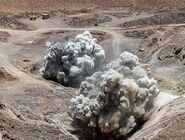 جان باختن دو کارگر در پی انفجار معدن مس دلیجان