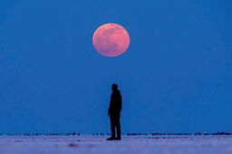 ماه را برای دیوانه‌ها بگذارید/درباره عکسی از خسوف خونین