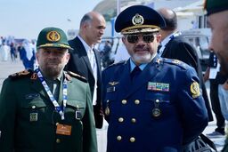 حضور وزیر دفاع ایران در نمایشگاه هوایی دبی ۲۰۲۵
