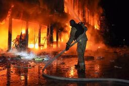 حمله اوکراین به پالایشگاه نفتی سن پترزبورگ