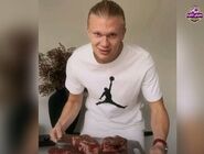 هالند مثل خرس غذا می‌خورد!