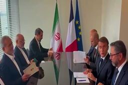 اولین دیدار پزشکیان در نیویورک با مکرون برگزار شد+فیلم