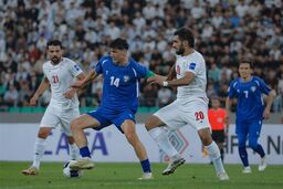 تقابل تیم ملی فوتبال ایران با ازبکستان در فرغانه