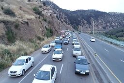 اعمال محدودیت‌های ترافیکی در محور رشت-قزوین