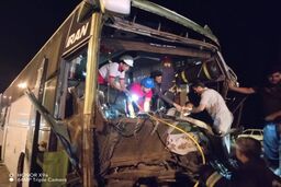 تصادف مرگبار اتوبوس در جاده بیرجند؛ 9 نفر کشته شدند